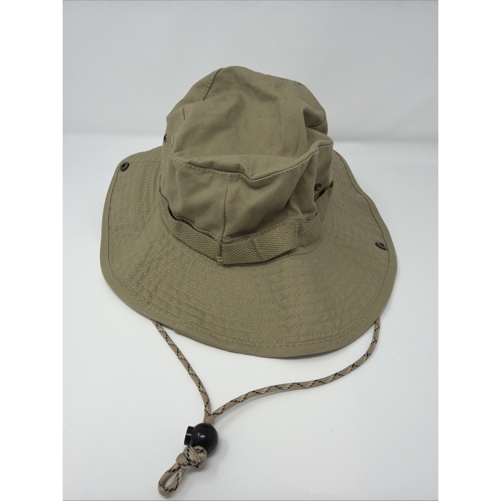 Swiss Tech Performance Gear Unisex Adult Bucket Hat Wide Brim Snap Tan Size S-M